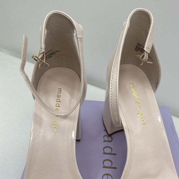 Madden Girl STAR Block Heel Platform Sandal Ankle Strap Square Toe Pink Size 11 - Picture 4 of 13